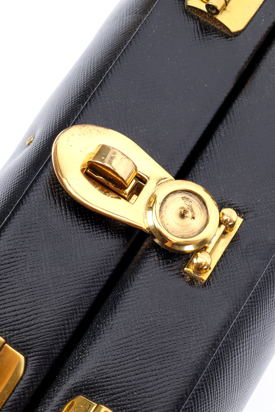 Murray Kruger studded zipperette box bag closure details @recessla