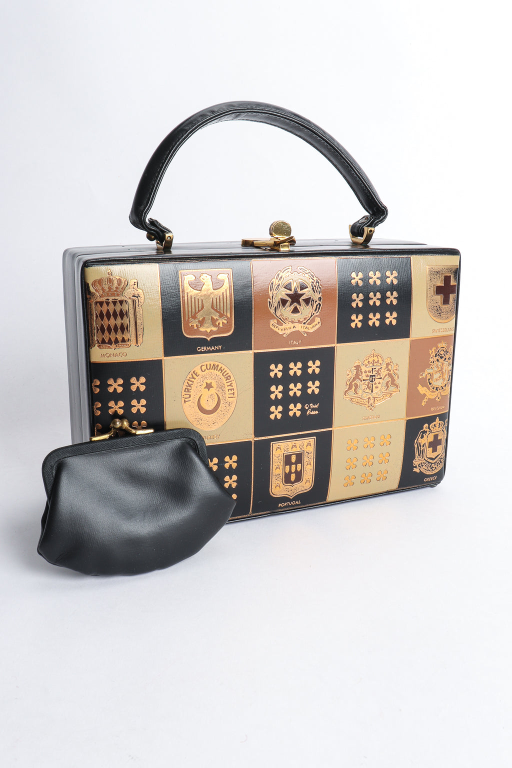 Vintage Murray Kruger Studded Leather Box Bag – Recess