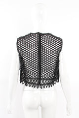 Vintage 60s Bead Mesh Boxy Top on Mannequin back at Recess Los Angeles