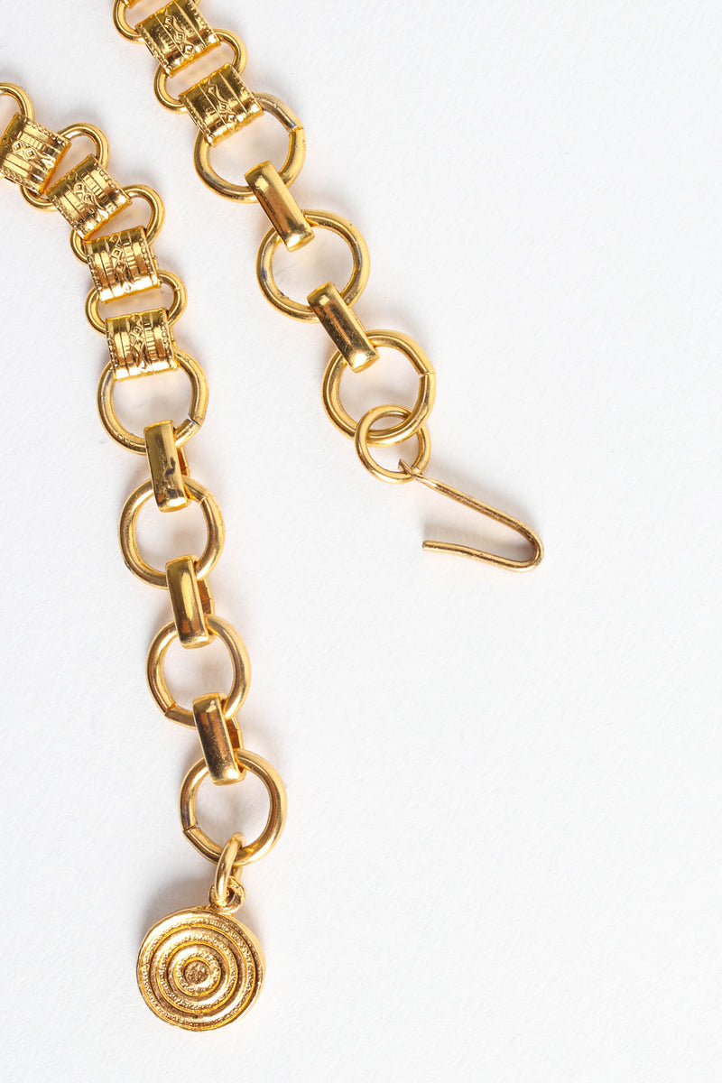 Vintage Jeweled Stem Collar Drape Necklace hook clasp @ Recess Los Angeles