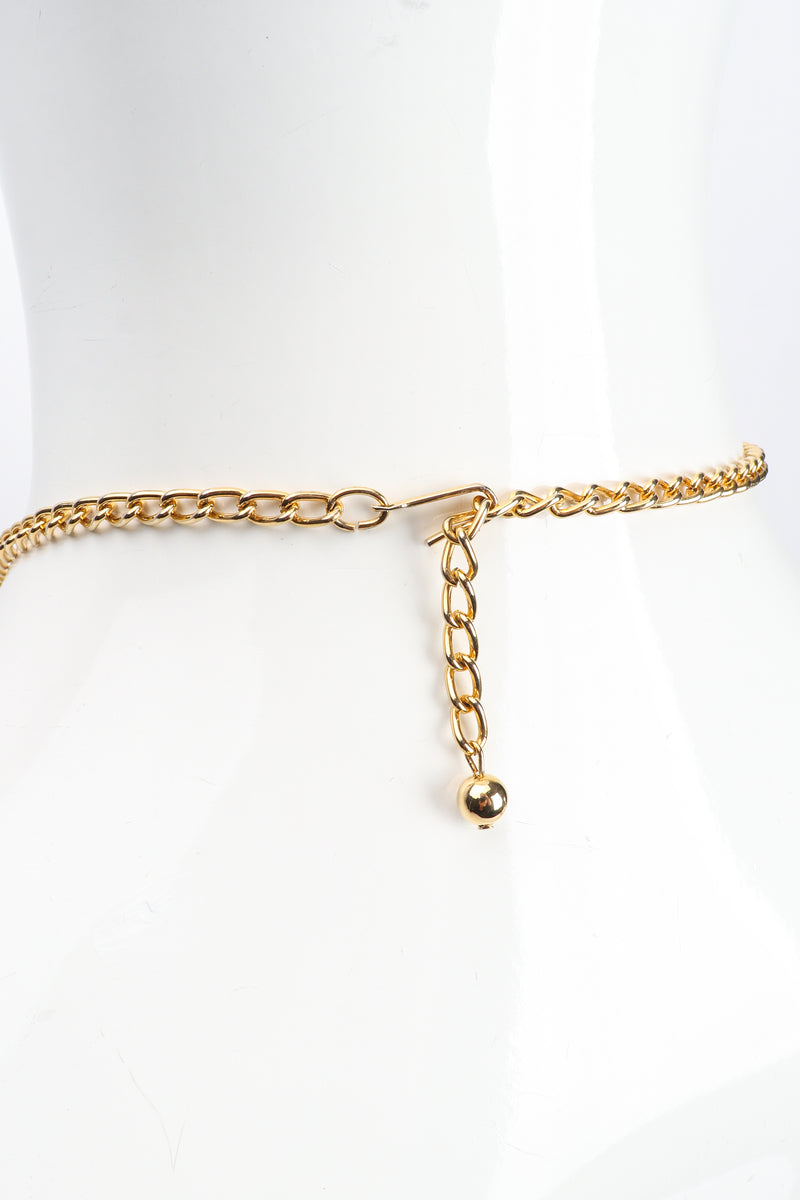 Vintage Gold Tiered Burst Bib Necklace Clasp at Recess Los Angeles