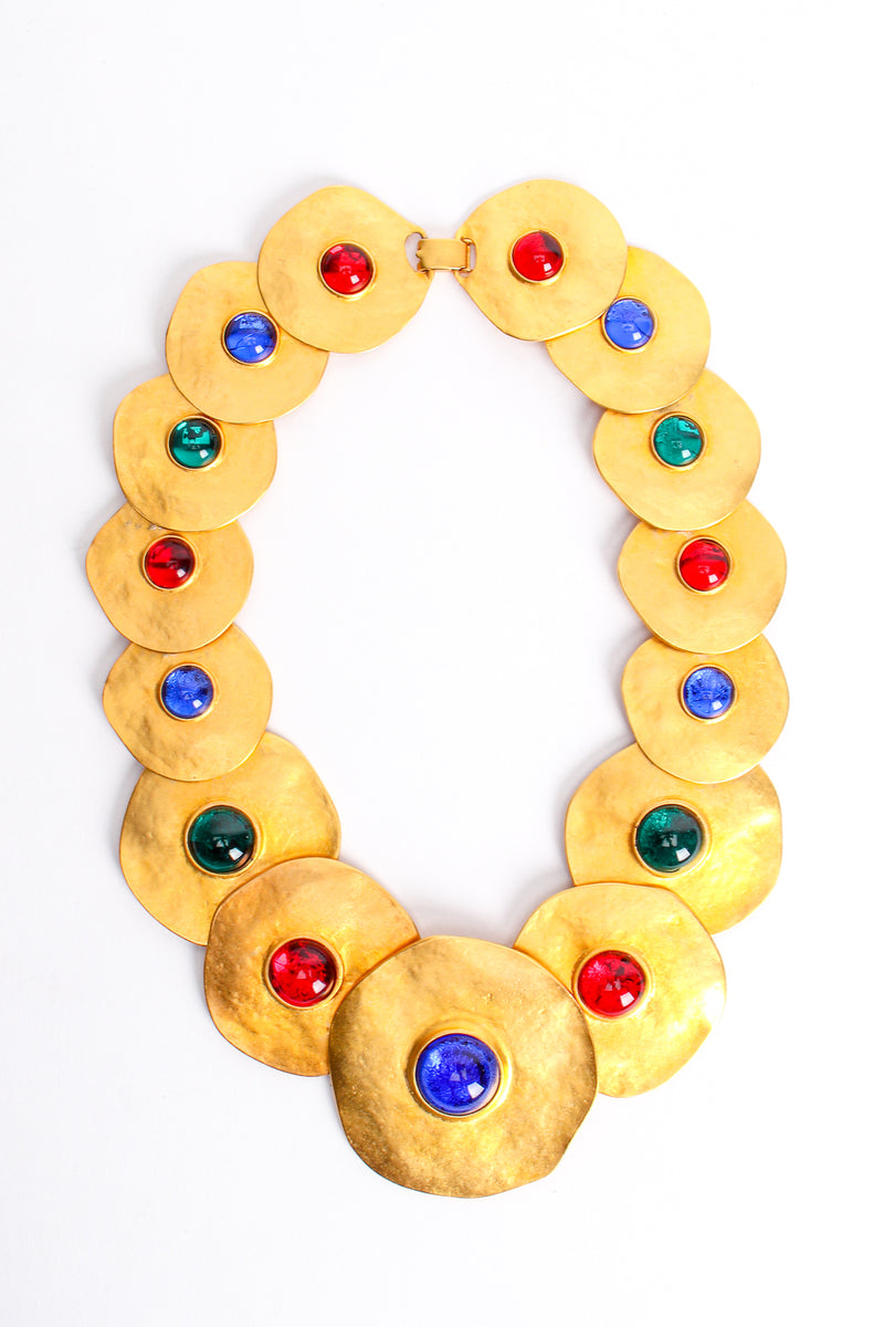 Vintage Modernist Disc Collar Necklace & Earring Set at Recess Los Angeles