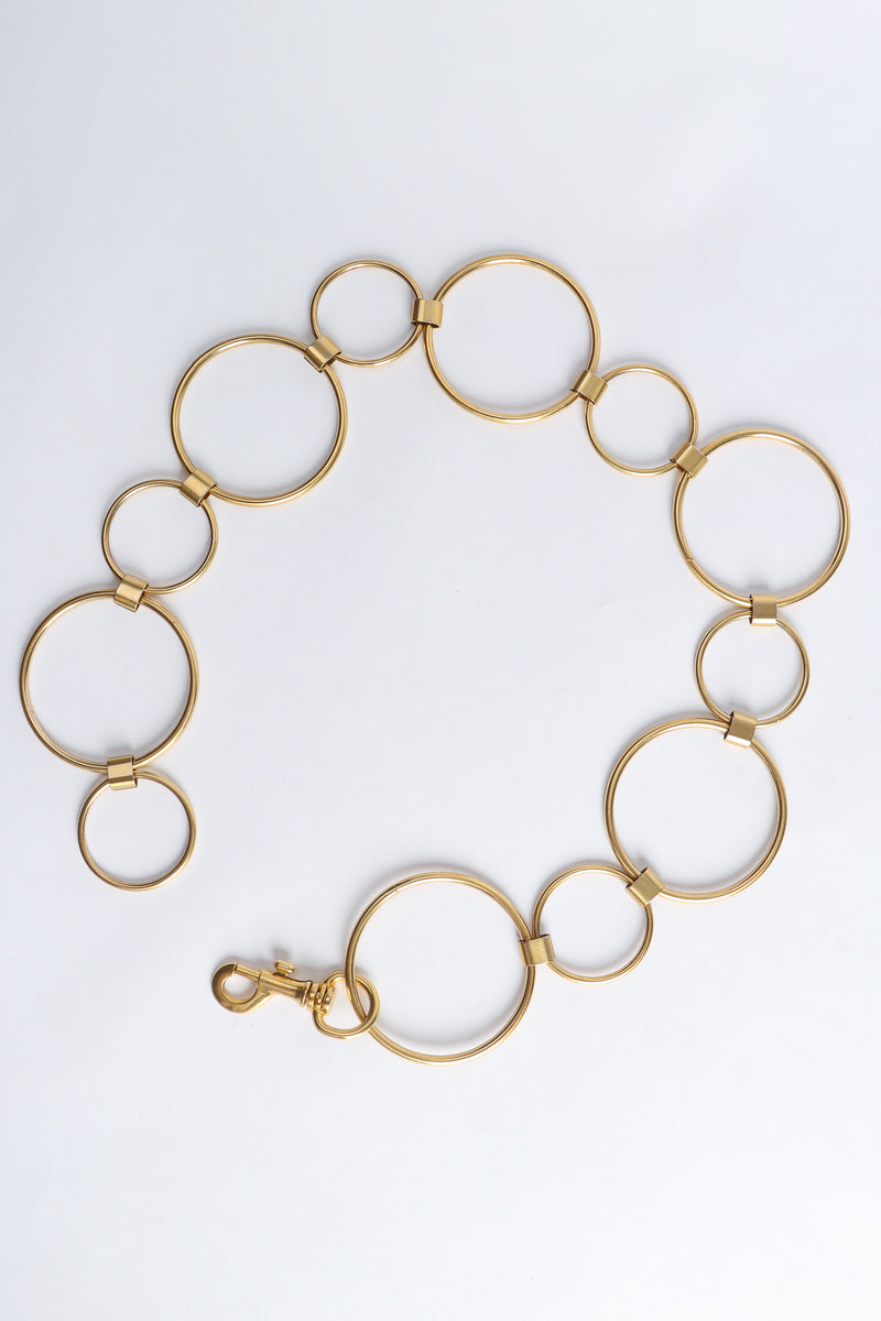 Gold-Tone O-Ring Chain Belt