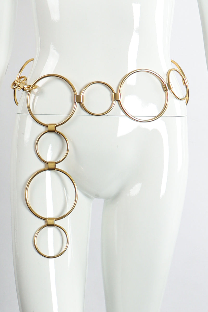 Vintage Gold O-Ring Chain Belt – Recess