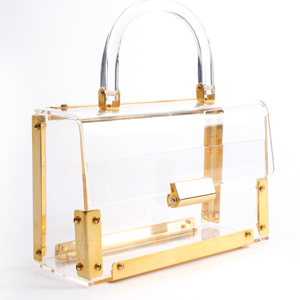 Mini Clear Square Acrylic Bag match Clutch Evening Bag Chain - Temu
