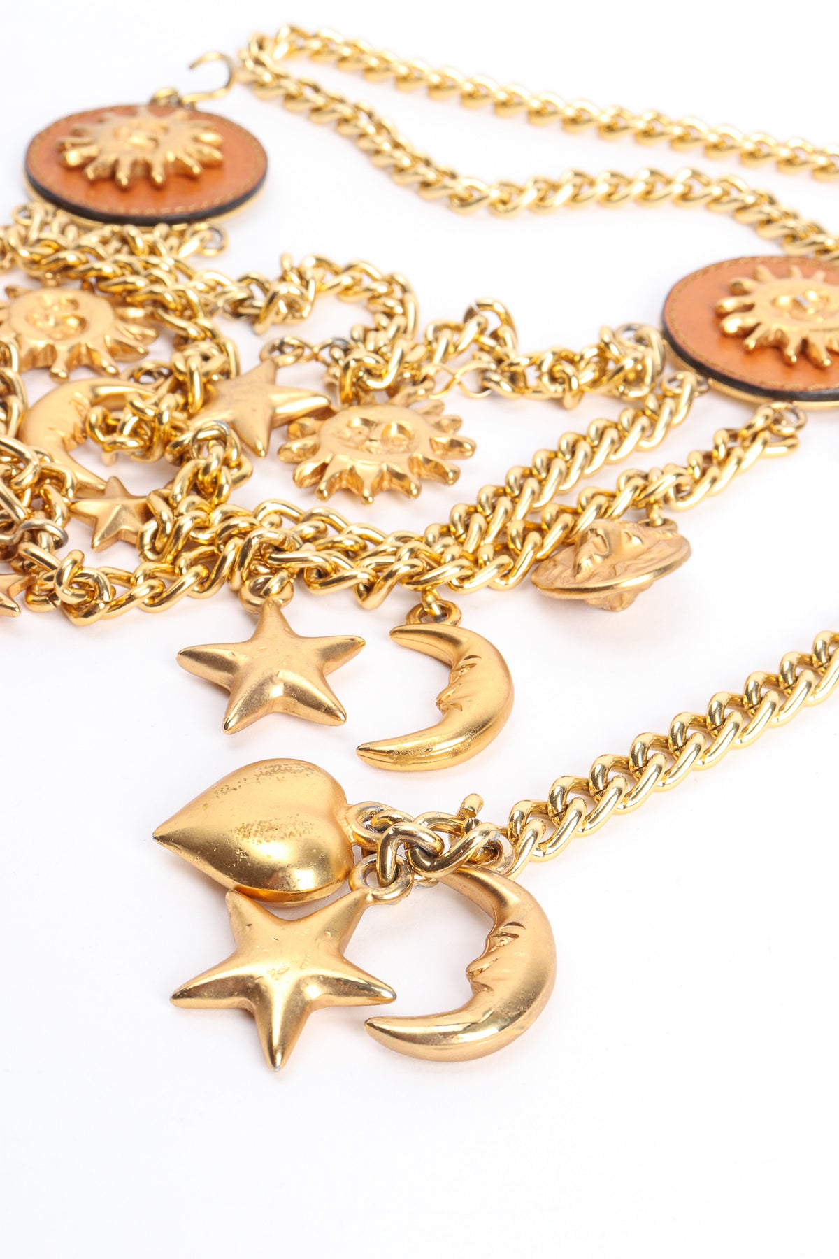 Vintage Tiered Celestial Charm Chain Belt – Recess