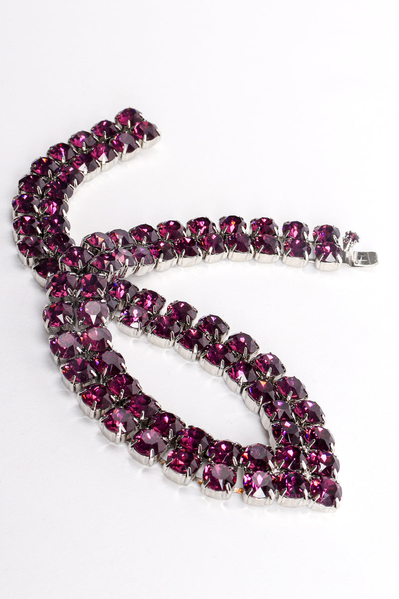 Vintage Amethyst Crystal Pointed Collar Necklace at Recess Los Angeles