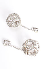 Vintage Rhinestone Cage Ball Drop Earrings at Recess Los Angeles