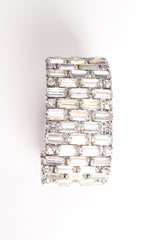 Vintage Tiled Baguette Rhinestone Cuff Bracelet at Recess Los Angeles