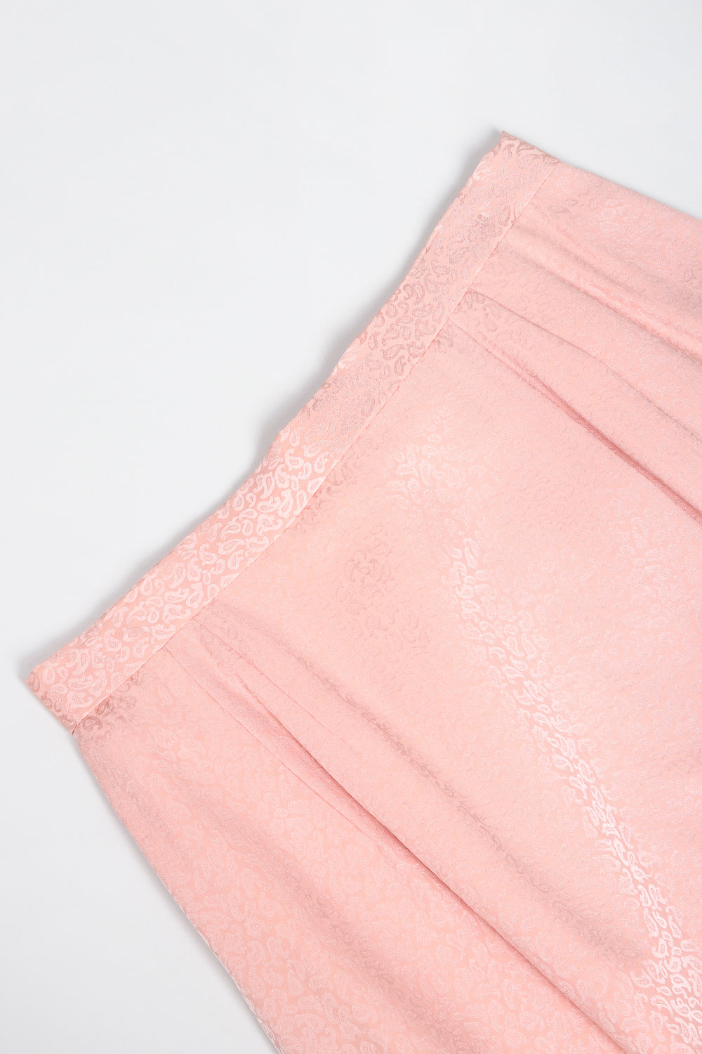 Recess Designer Consignment Vintage Millennial Pink Silk Three-Piece Halter Skirt Set Los Angeles Resale