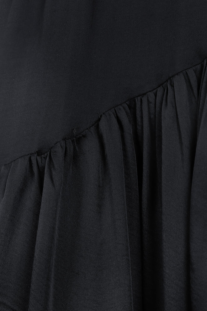 Recess Los Angeles Vintage Egyptian Beaded Collar Silk Chiffon Dress
