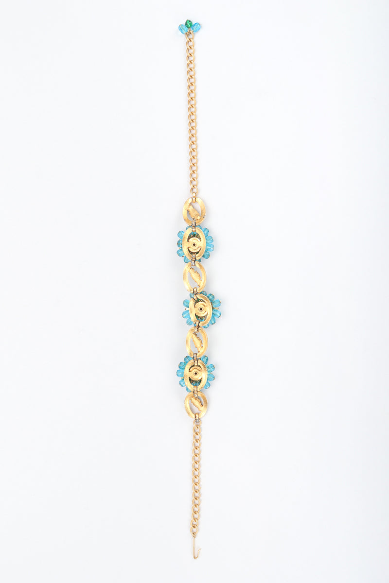 Recess Designer Consignment Vintage Ocean Flower Choker Collar Necklace Los Angeles Resale