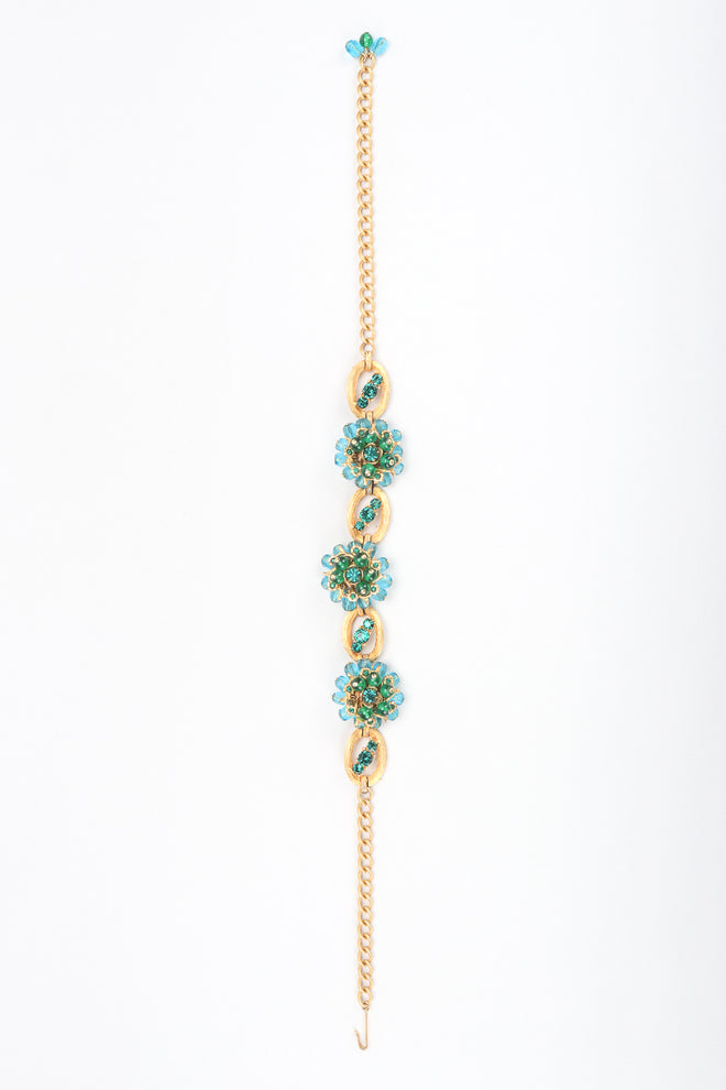 Recess Designer Consignment Vintage Ocean Flower Choker Collar Necklace Los Angeles Resale