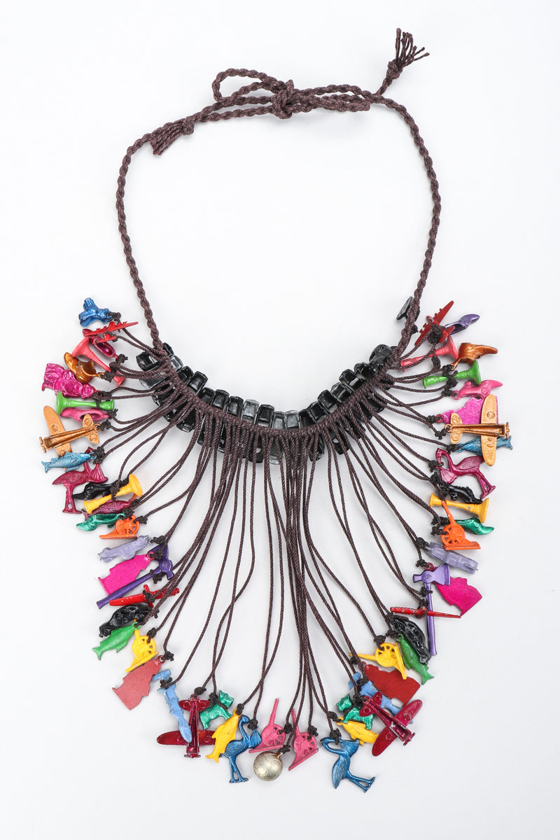 Multi-Colored String Necklace