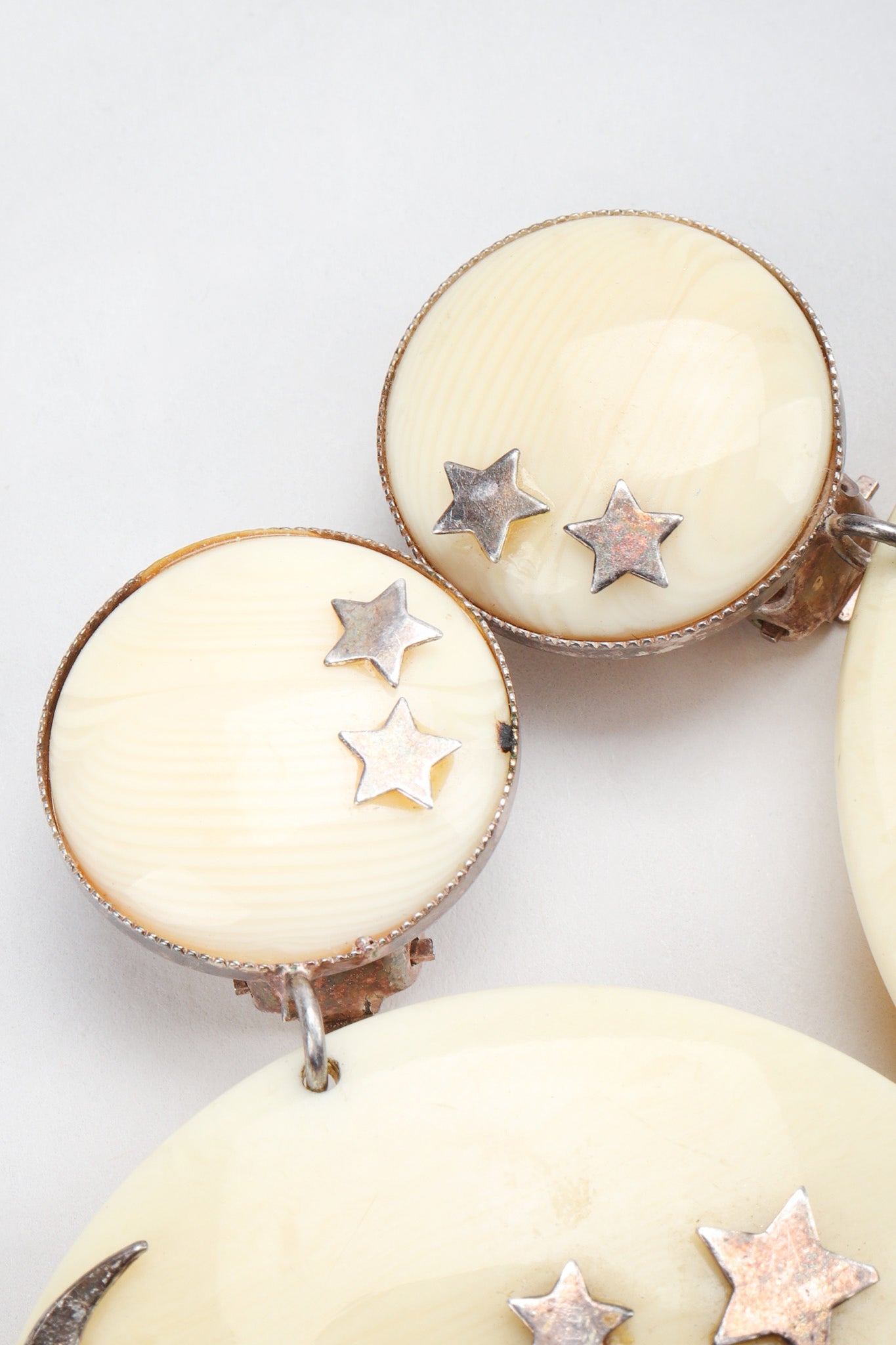 Recess Los Angeles Vintage Drops of Jupiter Flying Over The Moon Earrings