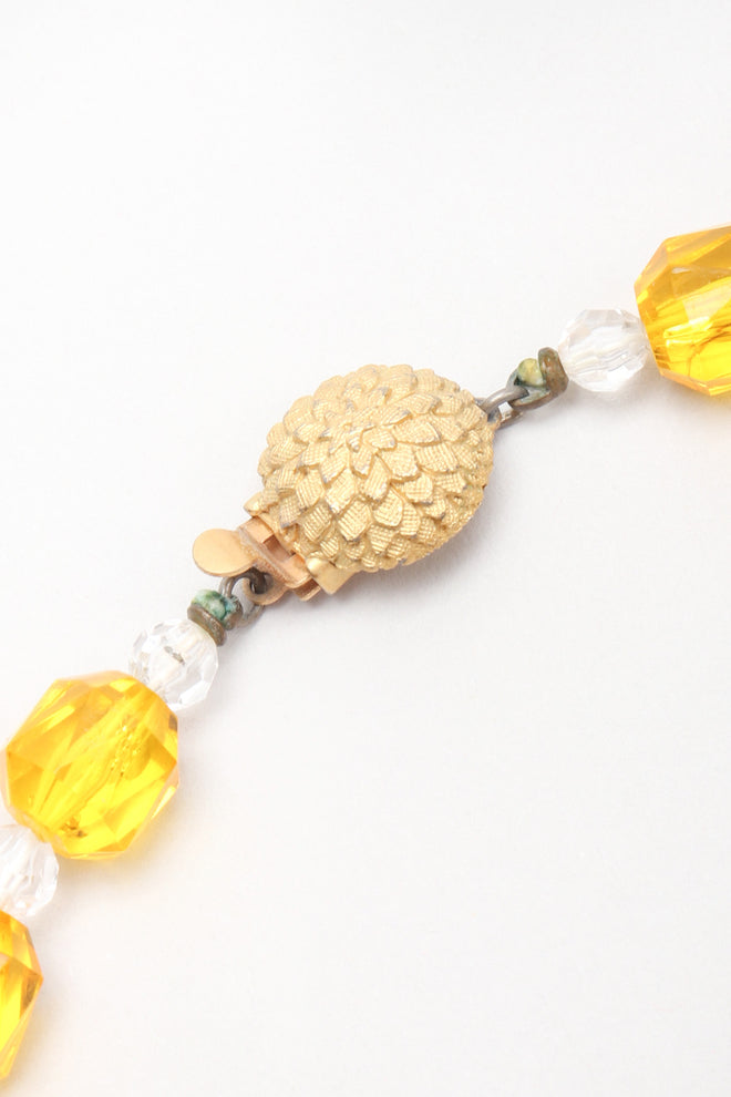 Recess Los Angeles Vintage Sunshine Drops Waterfall Crystal Bead Necklace