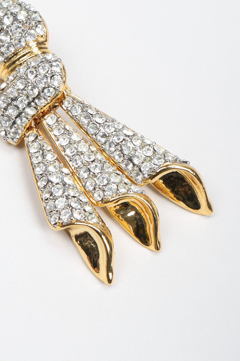 Recess Los Angeles Vintage Crystal Knot Dangle Squid Earrings