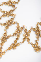 Recess Los Angeles Vintage Byzantine Swirl Link Bib Necklace