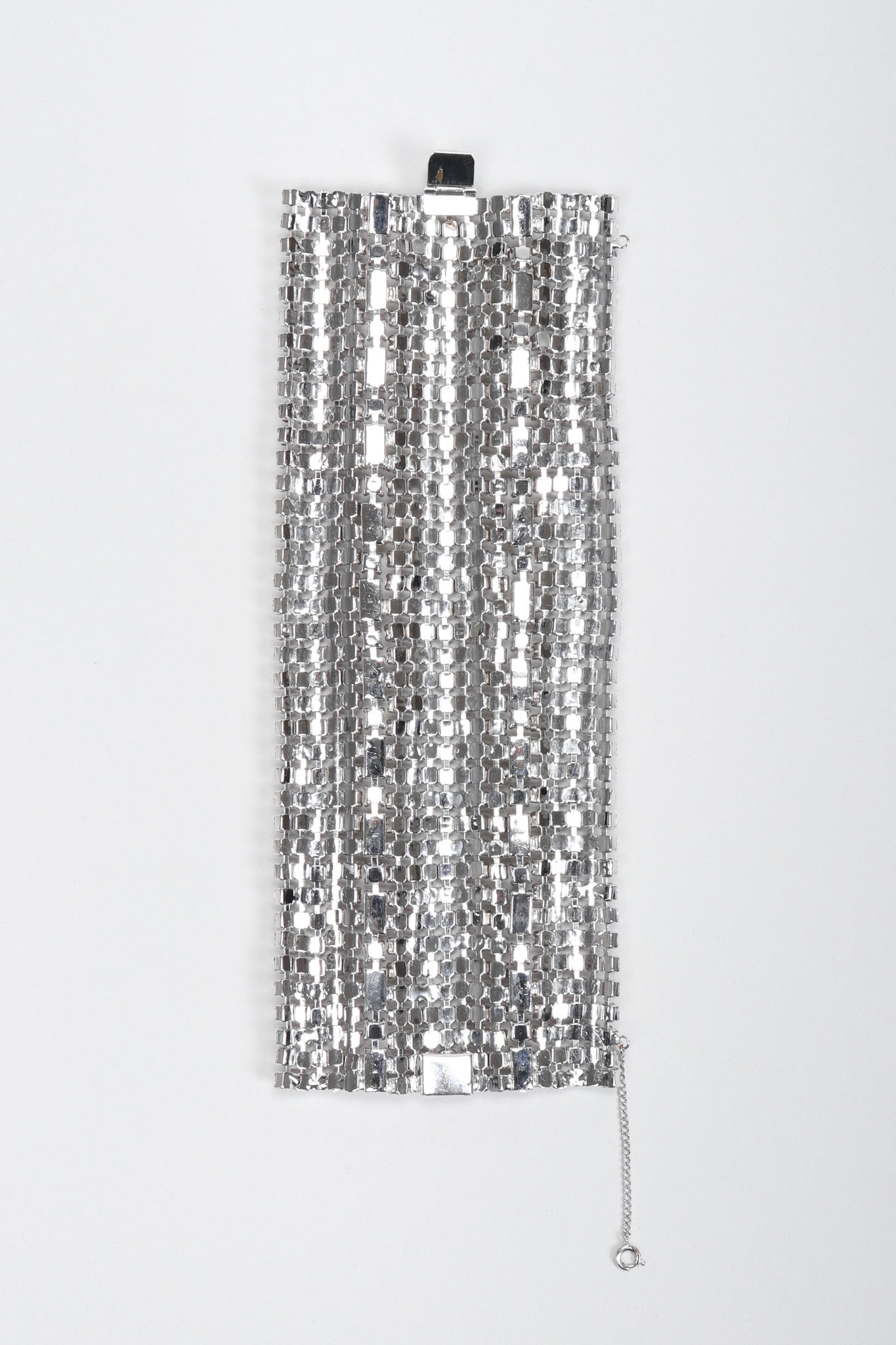 Recess Los Angeles Vintage Wavy Crystal Rhinestone Cuff Bracelet