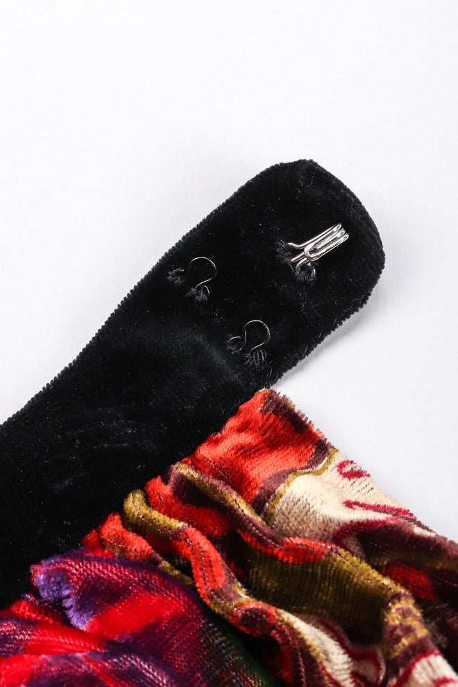 Recess Los Angeles Vintage Long Velvet Boho Patchwork Skirt