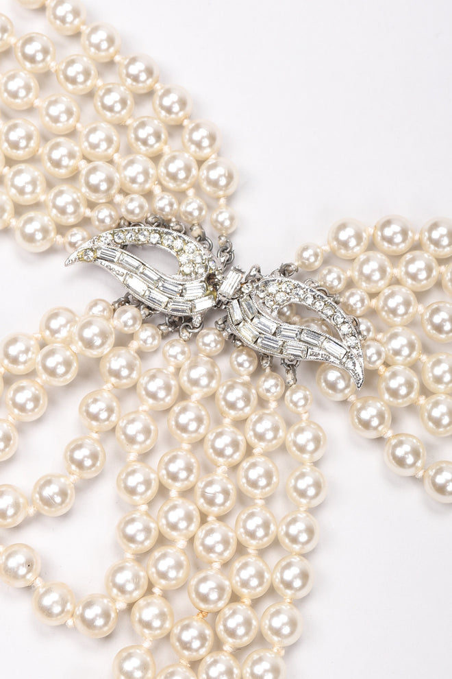 Recess Los Angeles Vintage Pearl Waterfall Necklace Neckerchief II