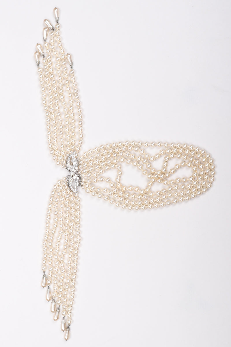 Recess Los Angeles Vintage Pearl Waterfall Necklace Neckerchief II