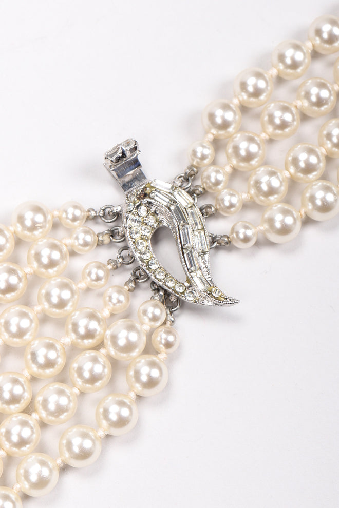 Recess Los Angeles Vintage Pearl Waterfall Necklace Neckerchief II