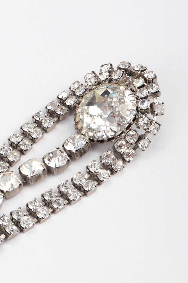 Recess Los Angeles Vintage Wavy Crystal Rhinestone Eye Hamsa Belt