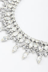 Recess Los Angeles Vintage Deco Pointed Crystal Rhinestone Collar Necklace