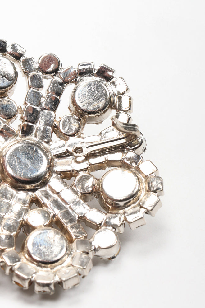 Recess Los Angeles Vintage Crystal Rhinestone Metal Lace Belt