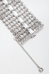 Recess Los Angeles Vintage Wide Crystal Baguette Bracelet