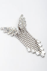 Recess Los Angeles Vintage Crystal Rhinestone Waterfall Ear Cuff Climber Earrings