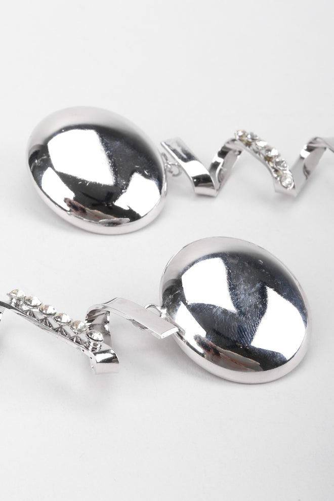 Recess Los Angeles Vintage Silver Balloon Confetti Drop Earrings