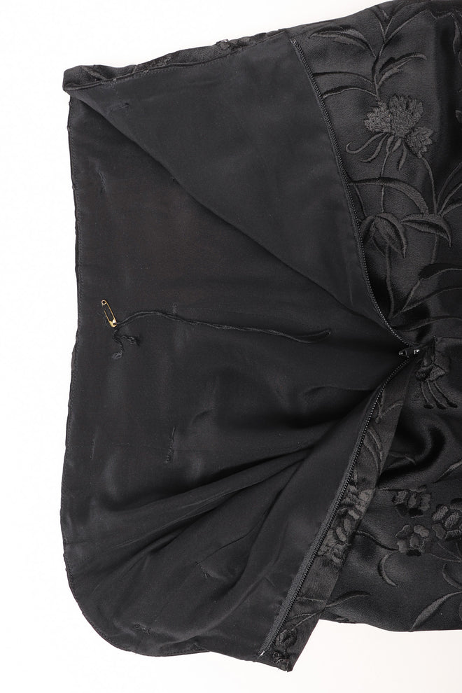Recess Los Angeles Vintage Embroidered Silk Stirrup Spat Tuxedo Pant
