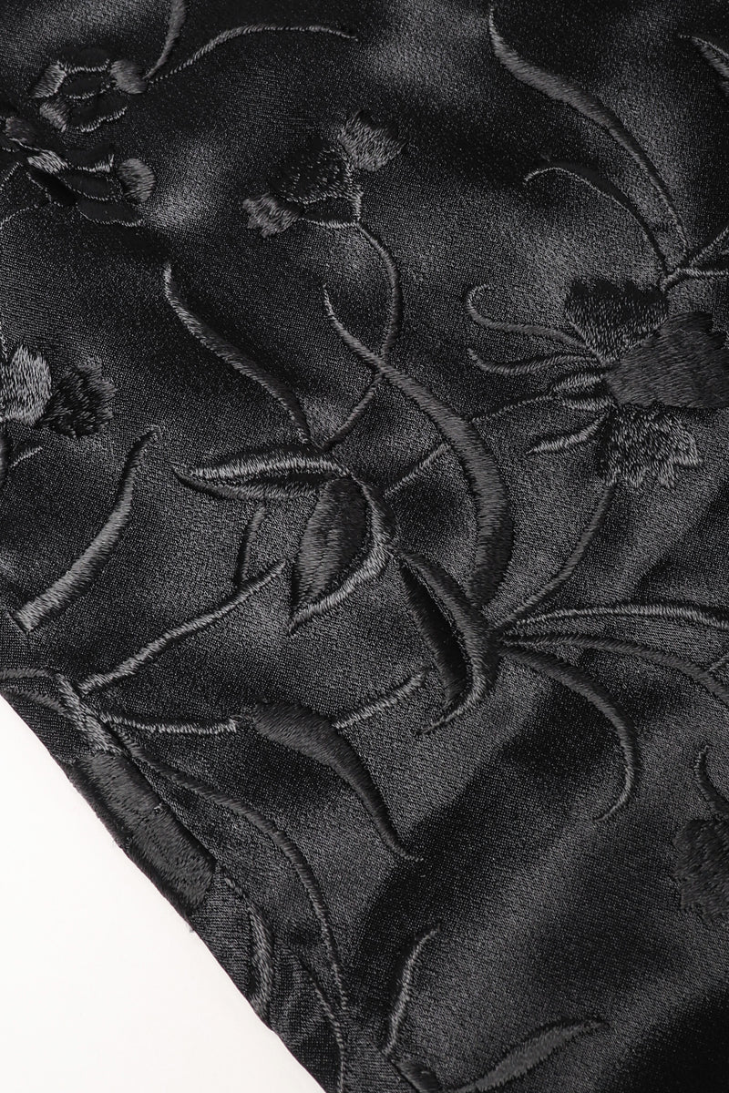 Recess Los Angeles Vintage Embroidered Silk Stirrup Spat Tuxedo Pant