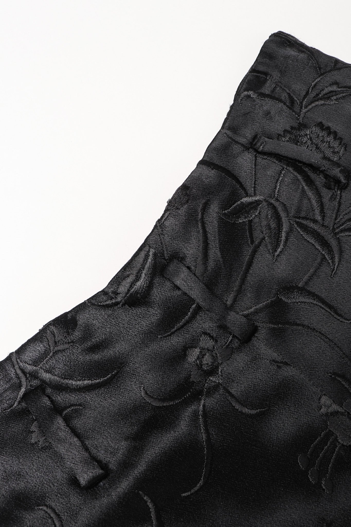Recess Los Angeles Vintage Embroidered Silk Stirrup Spat Tuxedo Pant