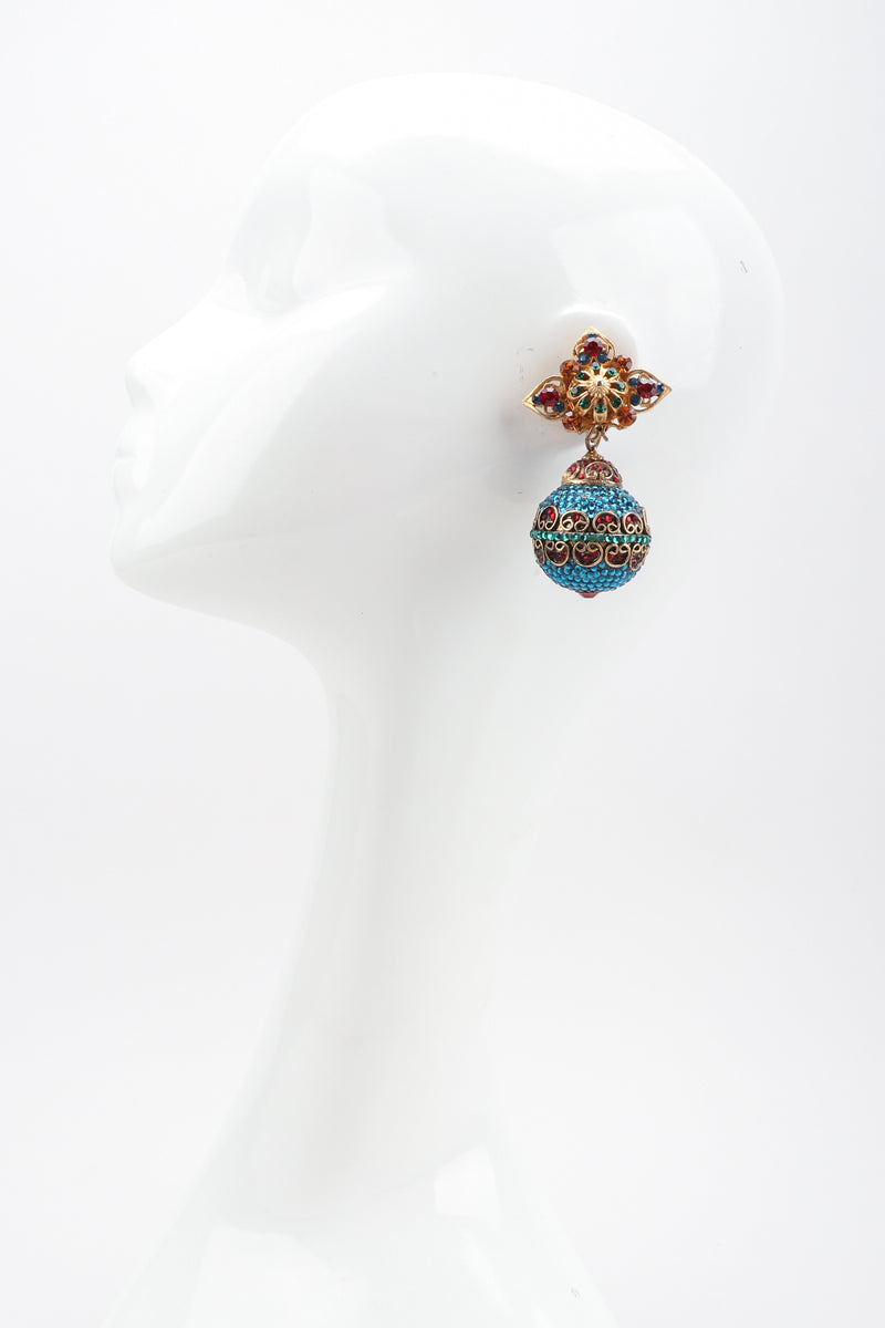 Buy Decorum JewellerySterling Silver 925 8mm Swarovski Crystal Ball Stud  Earrings. Online at desertcartINDIA