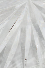 Vintage Wilardy Clear Diamond-Cut Lucite Box Bag discoloration