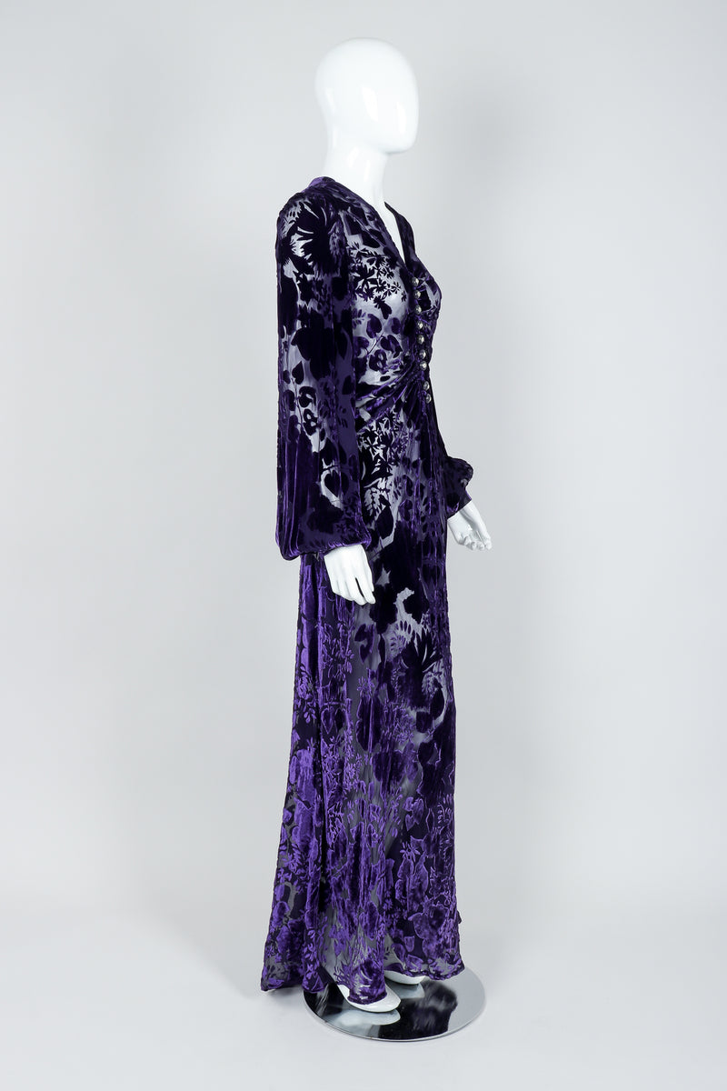 purple velvet slip dress Cosmic Aura Purple Velvet Slip Dress