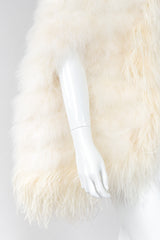 Recess Los Angeles Vintage Ostrich Trimmed Marabou Feather Cape