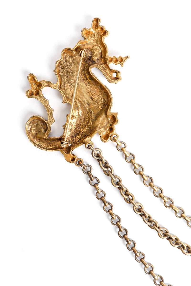 Vintage Sea Dragon Collar Pin latch @ Recess LA