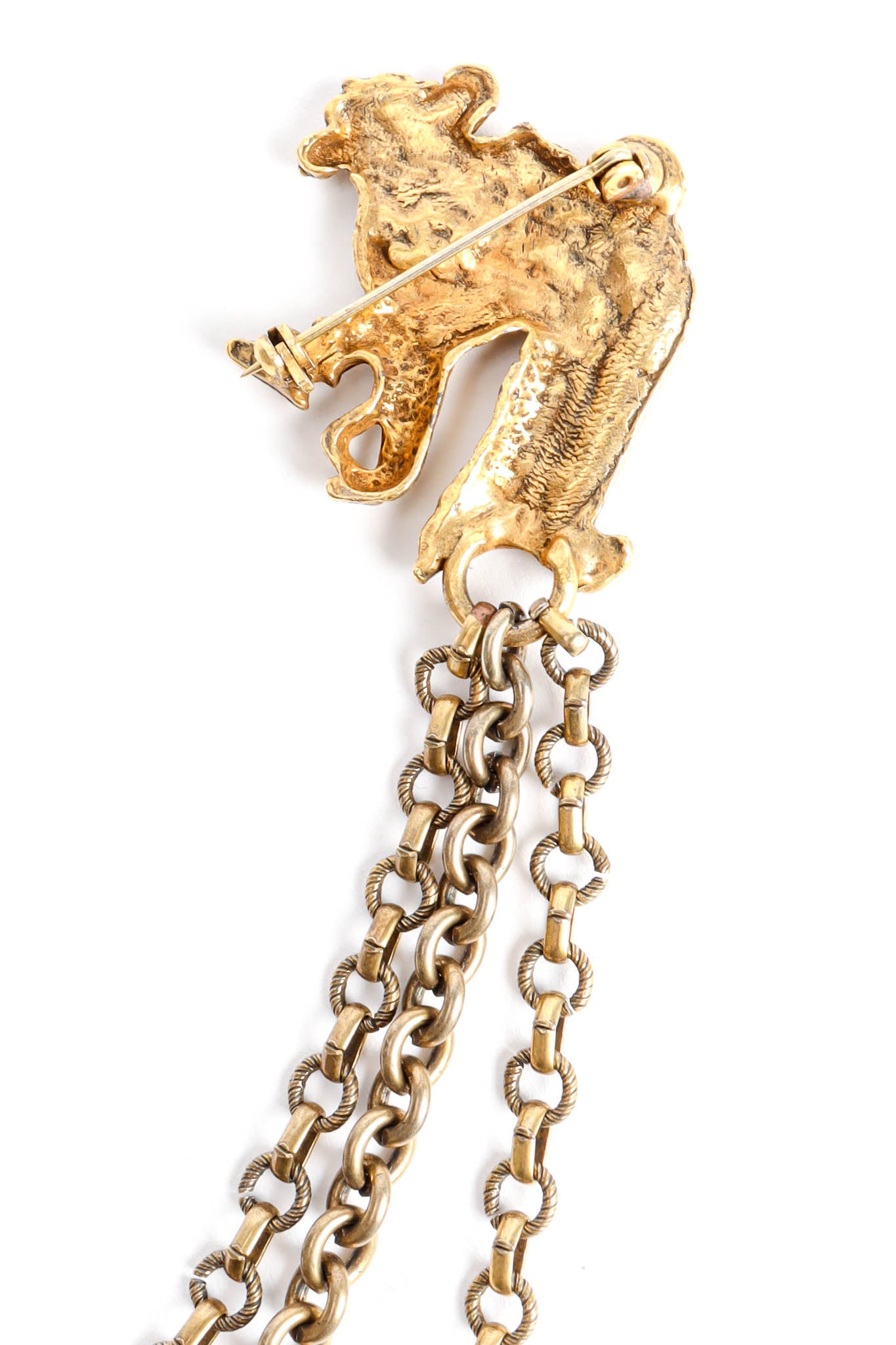 Vintage Sea Dragon Collar Pin latch @ Recess LA