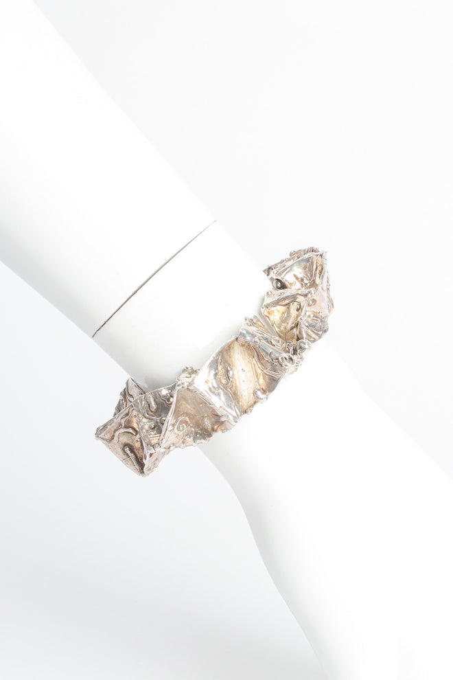 Vintage Brutalist Triangle Bracelet on mannequin @ Recess Los Angeles