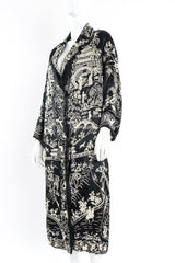 Vintage Embroidered Floral Robe Duster mannequin angle @ Recess LA