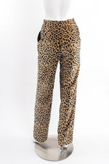 Velvet Cheetah Vest & Pant Set