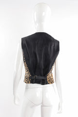 Velvet Cheetah Vest & Pant Set