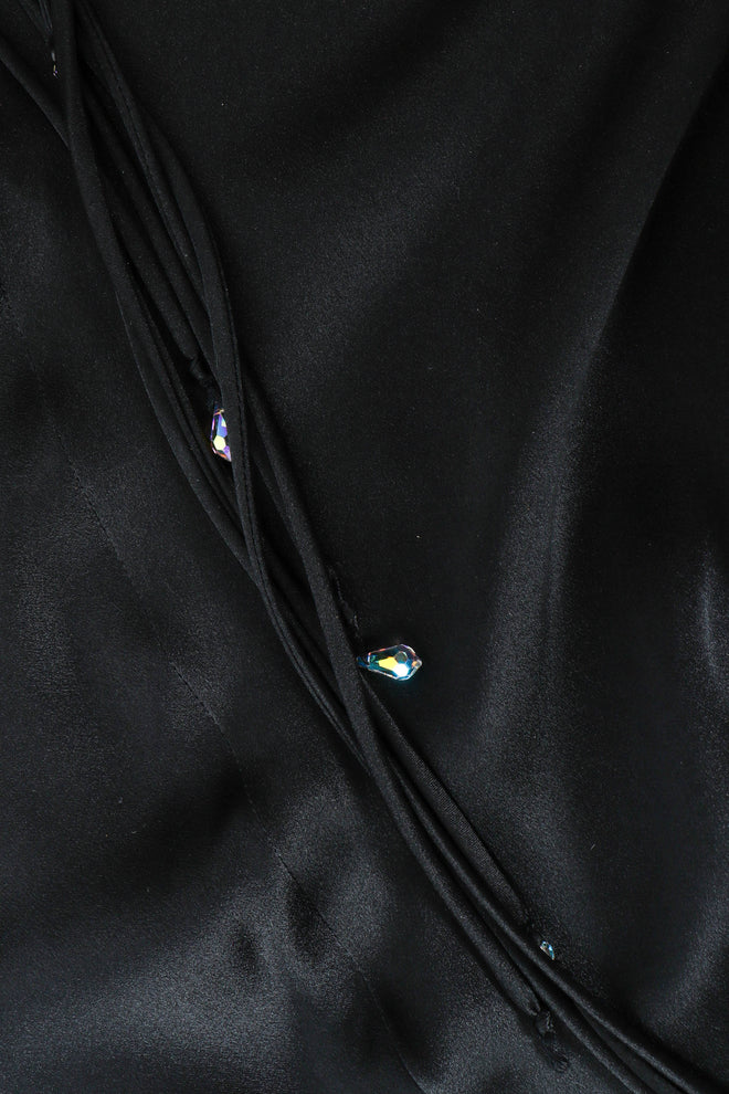 Vintage Mystique Drape Dress tassels & crystal details @ Recess LA
