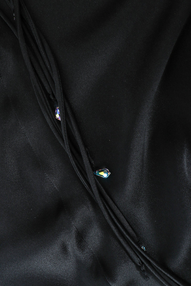 Vintage Mystique Drape Dress tassels & crystal details @ Recess LA