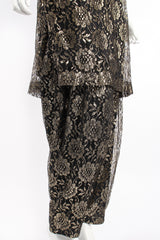 Vintage Metallic Lace Tunic & Harem Pant Set on Mannequin pant at Recess Los Angeles