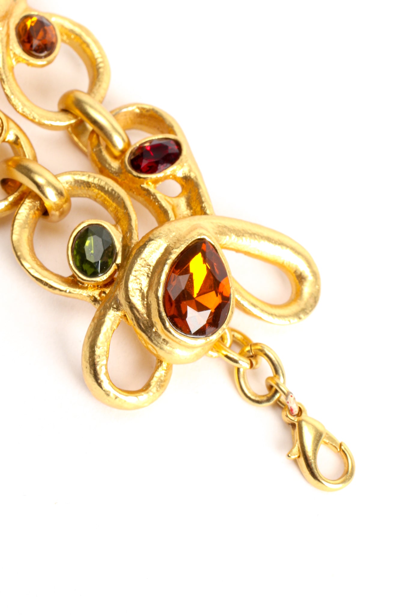 Vintage Modernist Jeweled Bracelet clasp at Recess Los Angeles